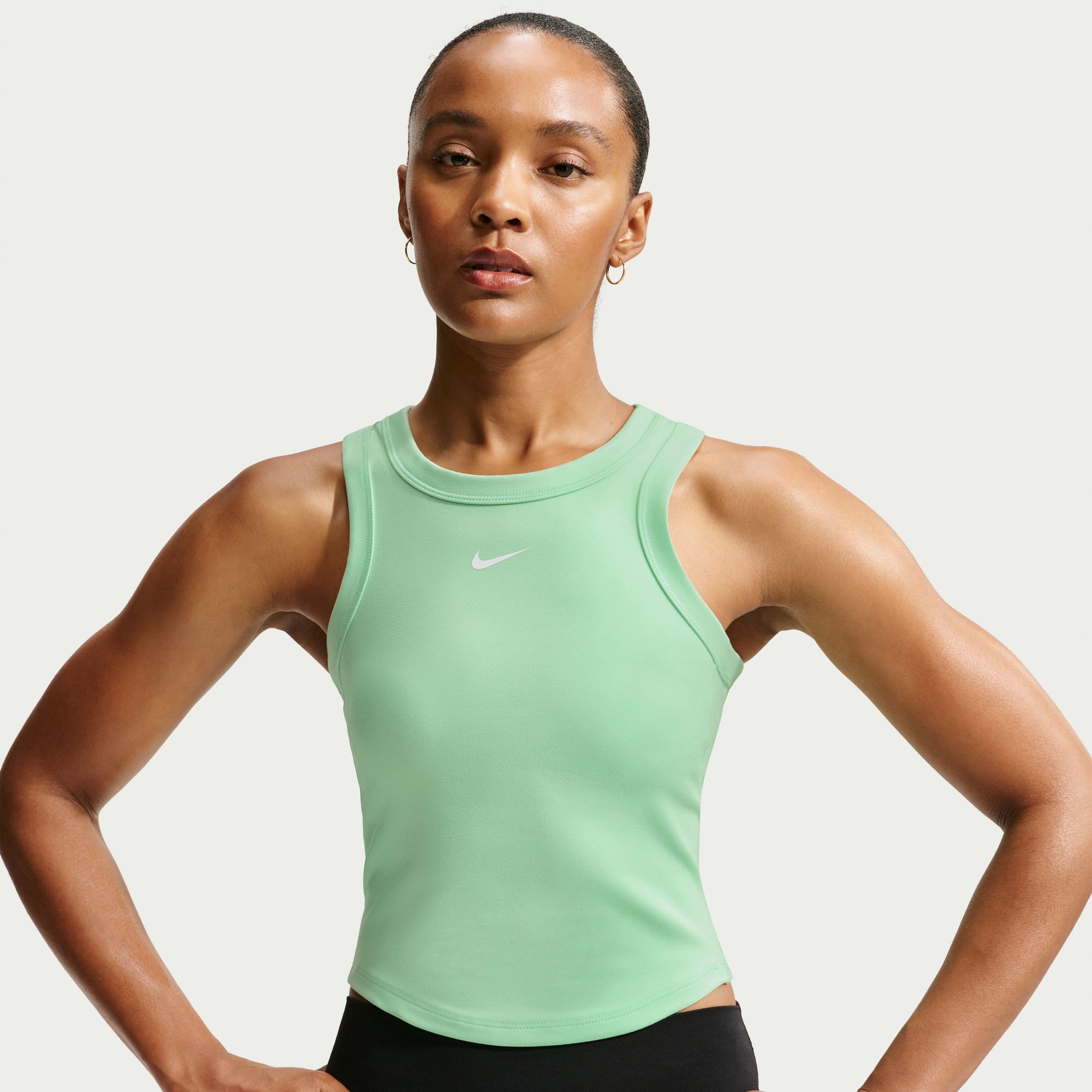 Nike Women's One Fitted Dri-FIT Cropped Tank Top
