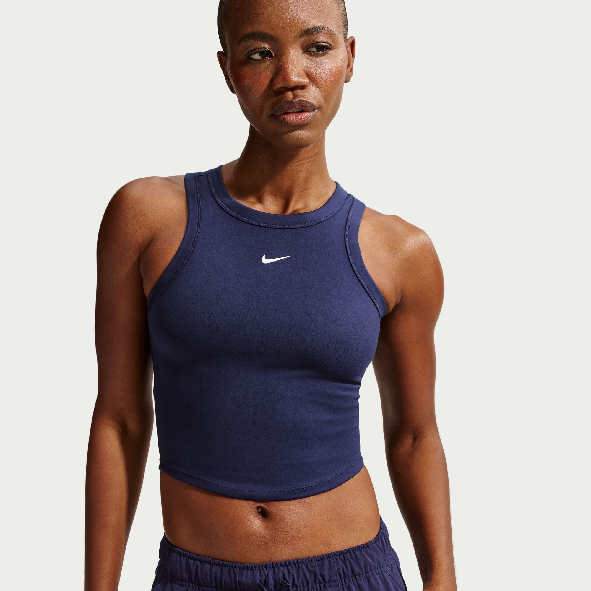 Nike Women's One Fitted Dri-FIT Cropped Tank Top