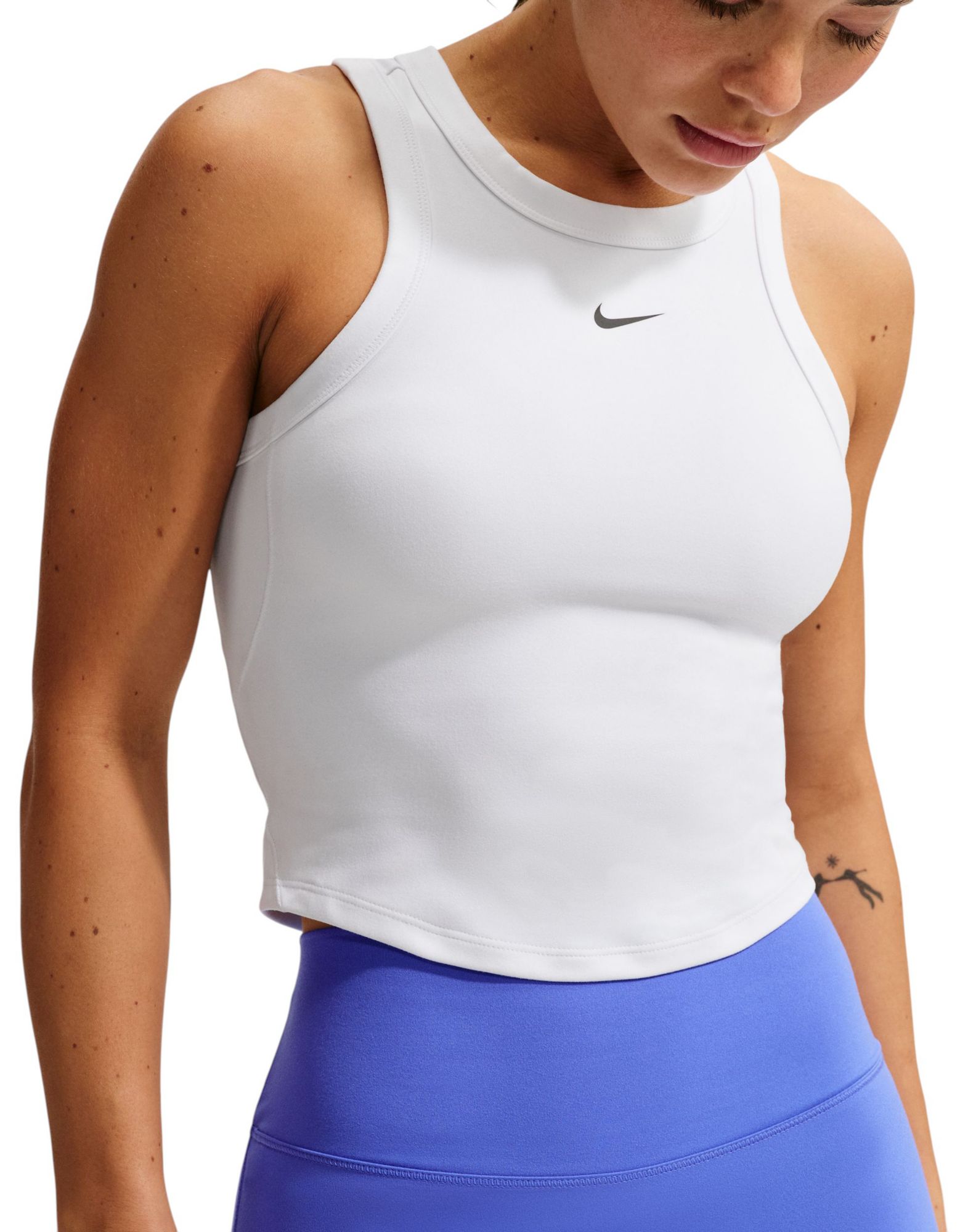 Nike Women's One Fitted Dri-FIT Cropped Tank Top