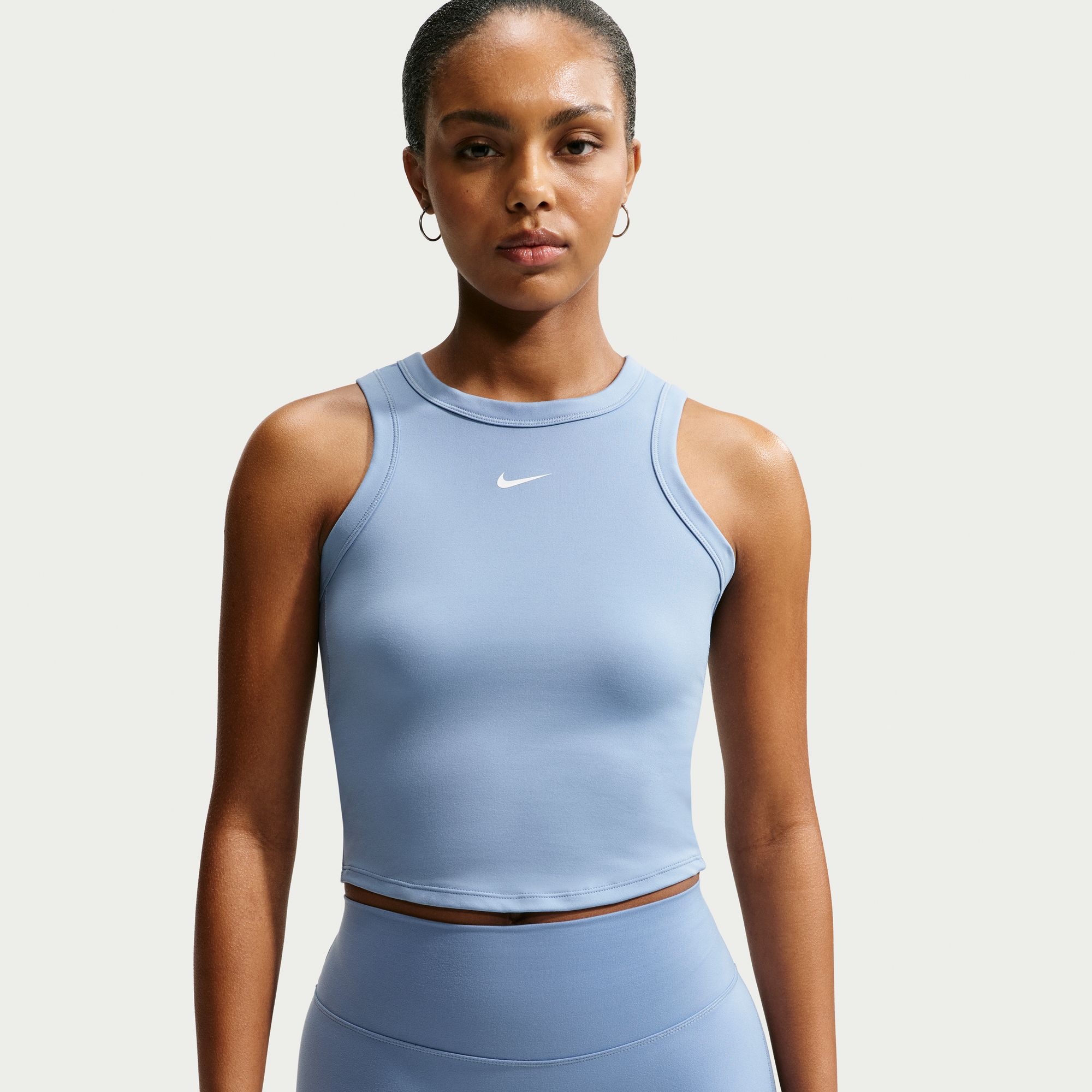 Nike Women's One Fitted Dri-FIT Cropped Tank Top