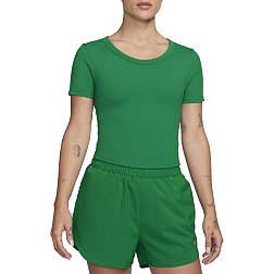 Nike Women's One Fitted Dri-FIT Short-Sleeve Cropped Top