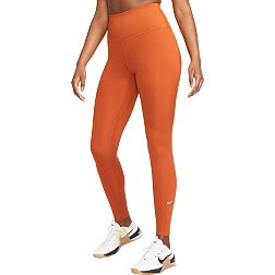 Women's Nike Air High-Rise Full Length Tight Leggings M Burnt Orange