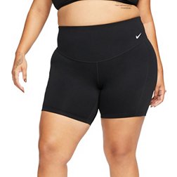 Nike One Women's Leak Protection Mid-Rise 7" Biker Shorts (Plus Size)
