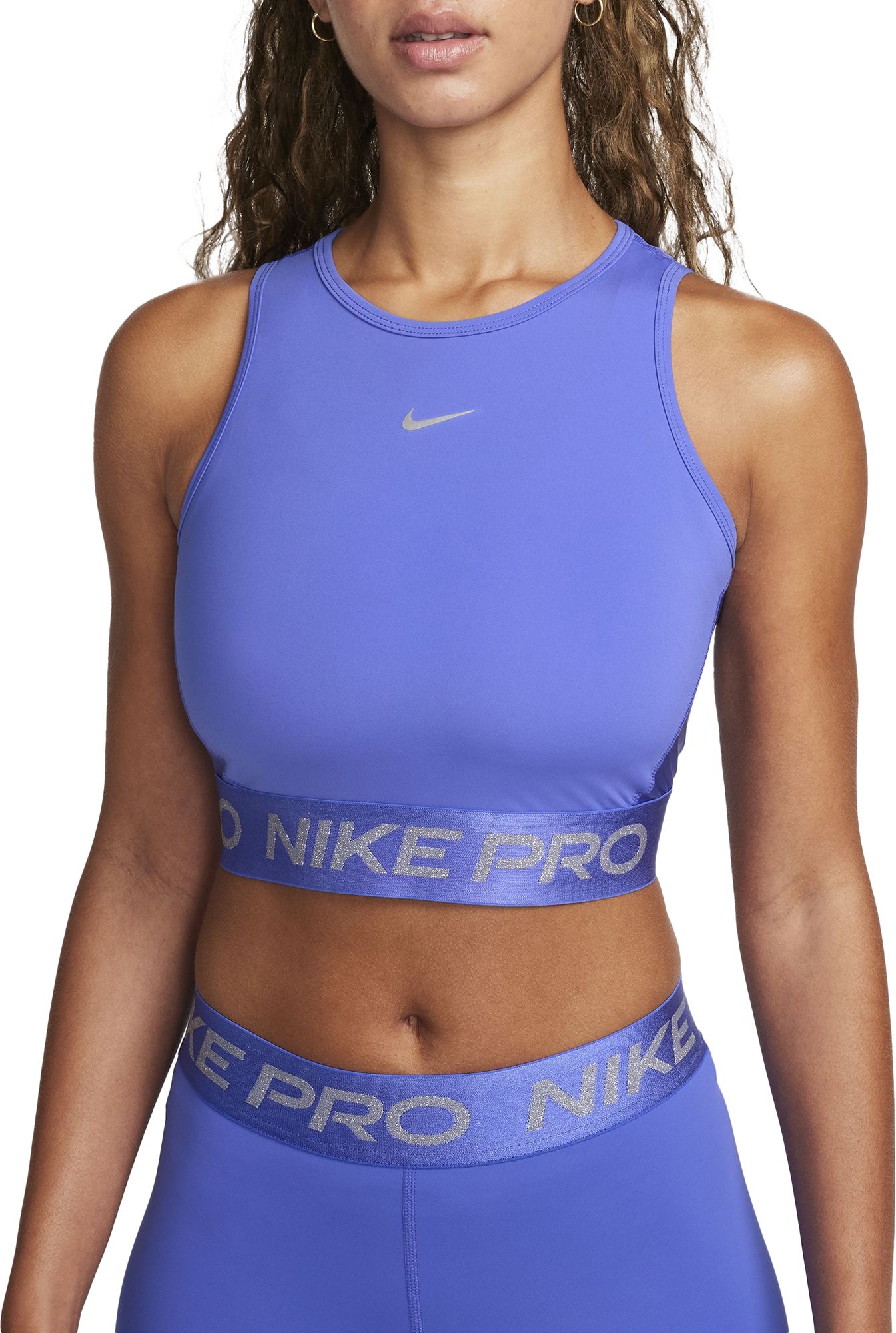 Nike Women's Pro Dri-FIT Cropped Tank Top