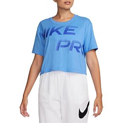 Nike Women's Pro Dri-FIT Graphic Short-Sleeve Top