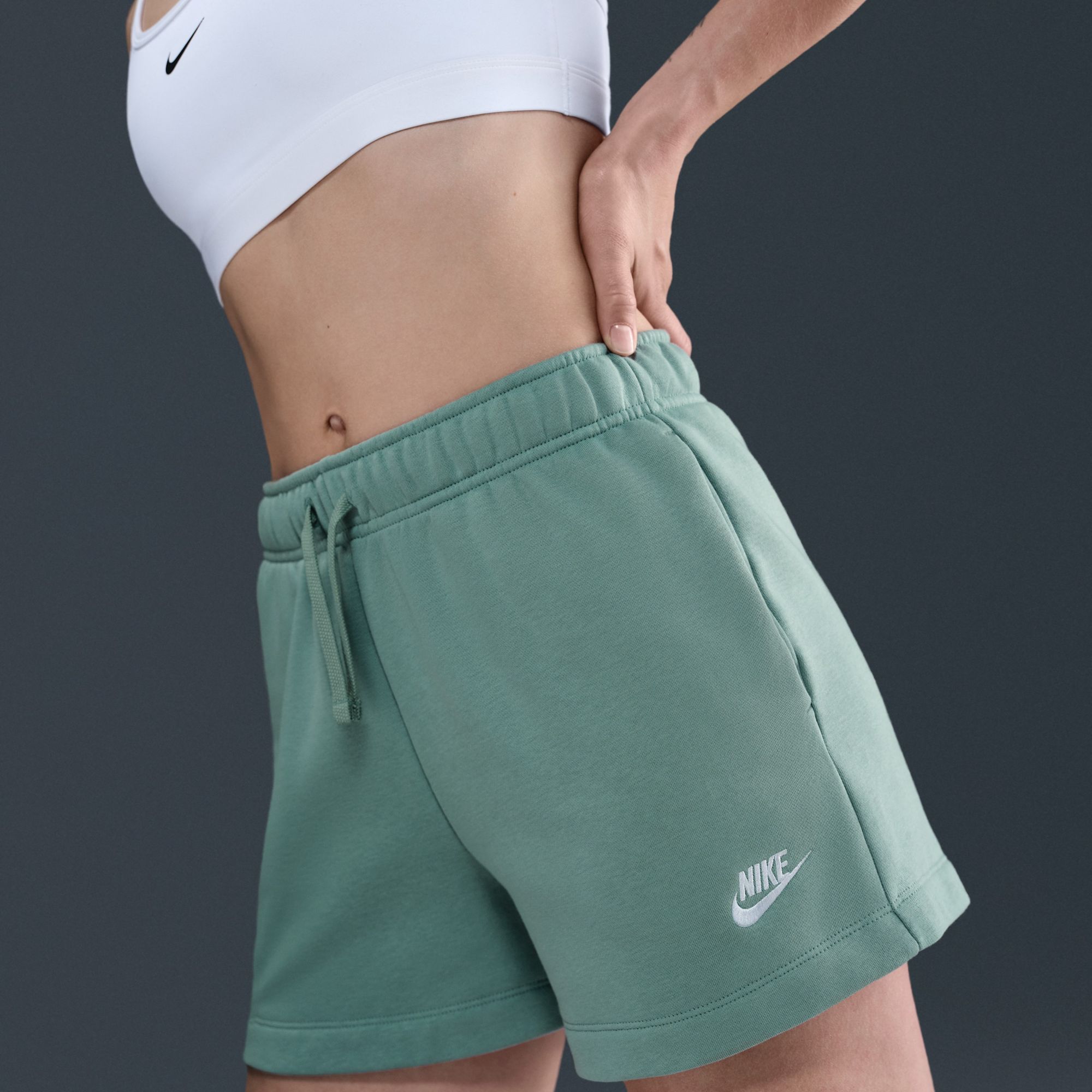 Nike Women's Sportswear Club Fleece Mid-Rise Shorts