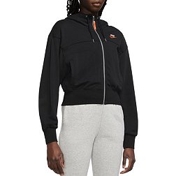 Nike Sportswear Womens Windrunner Jacket Black/Black/White CN6910-010 :  : Clothing, Shoes & Accessories