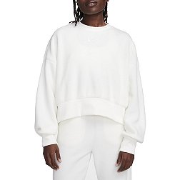 Nike Sportswear Women's Plush Oversized Crew-Neck Mod Crop Sweatshirt