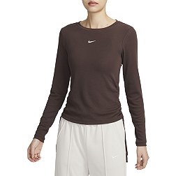 Nike Sportswear Women's Ribbed Long-Sleeve Mod Crop Top
