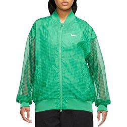 Nike Women's Sportswear Essentials Woven Varsity Bomber Jacket