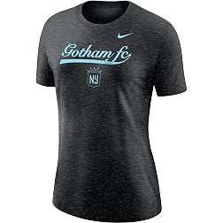 Nike Women's NJ/NY Gotham FC 2023 Wordmark Black T-Shirt