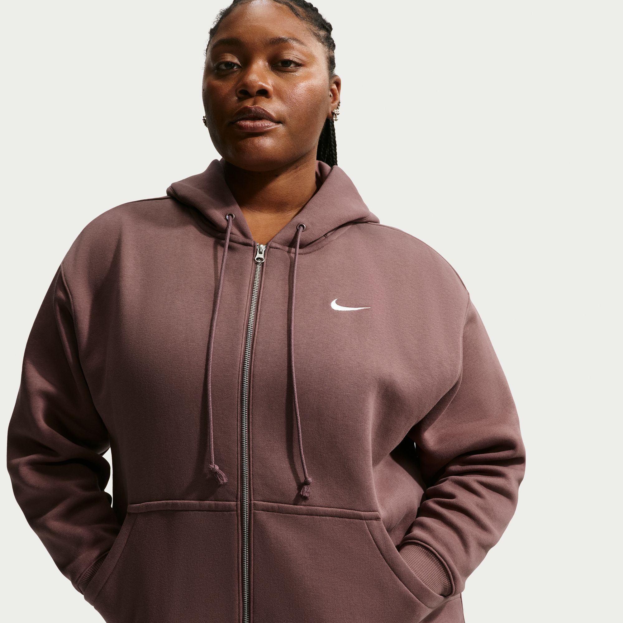 Nike Women's Sportswear Phoenix Fleece Plus Oversized Full-Zip Hoodie