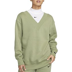 Nike Women's Sportswear Phoenix Fleece Oversized V-Neck Sweatshirt