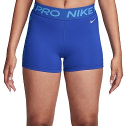Nike Women's Pro 3 Shorts (Pink Glow/White, Small) 