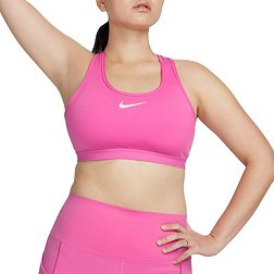 Nike Performance W DF INDY - Medium support sports bra - cosmic  fuchsia/pink 