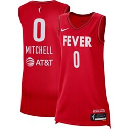 Nike Women's Indiana Fever Red Kelsey Mitchell #0 Rebel Jersey