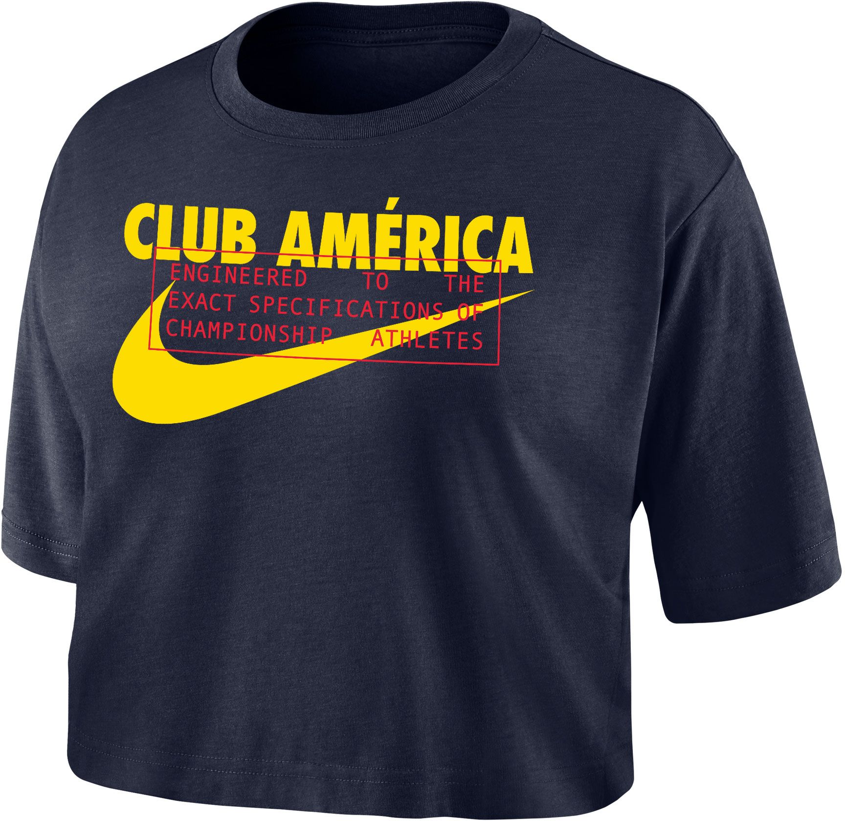 Nike Club America 2023 Navy Crop Top