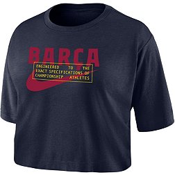 Nike FC Barcelona 2023 Navy Crop Top