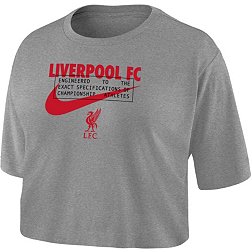 Nike Liverpool FC 2023 Grey Crop Top