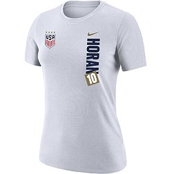 Nike Women's USWNT 2023 One-Hit Lindsey Horan #10 Home T-Shirt