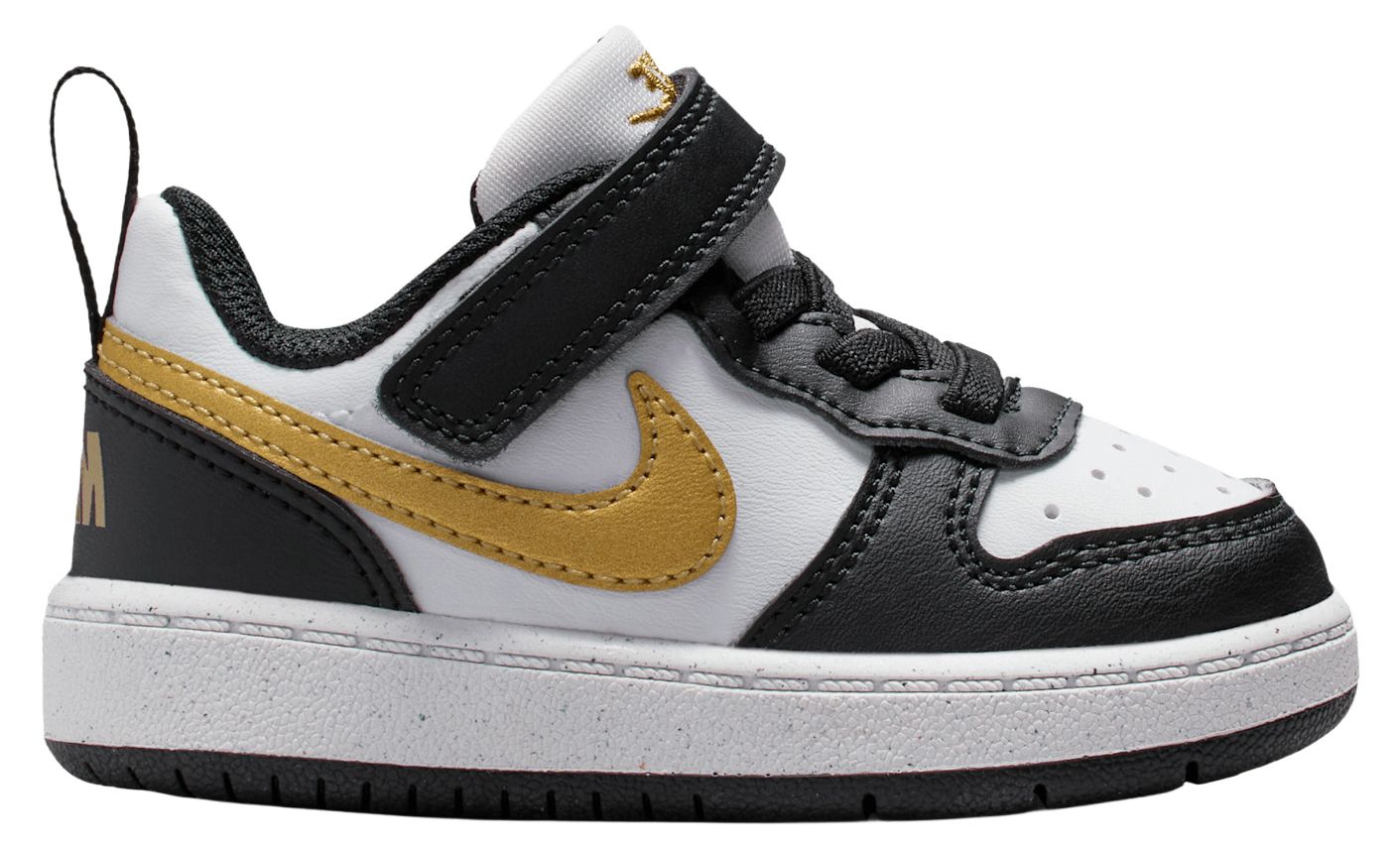 Nike Kids' Preschool Court Borough Low Recraft Shoes - Black