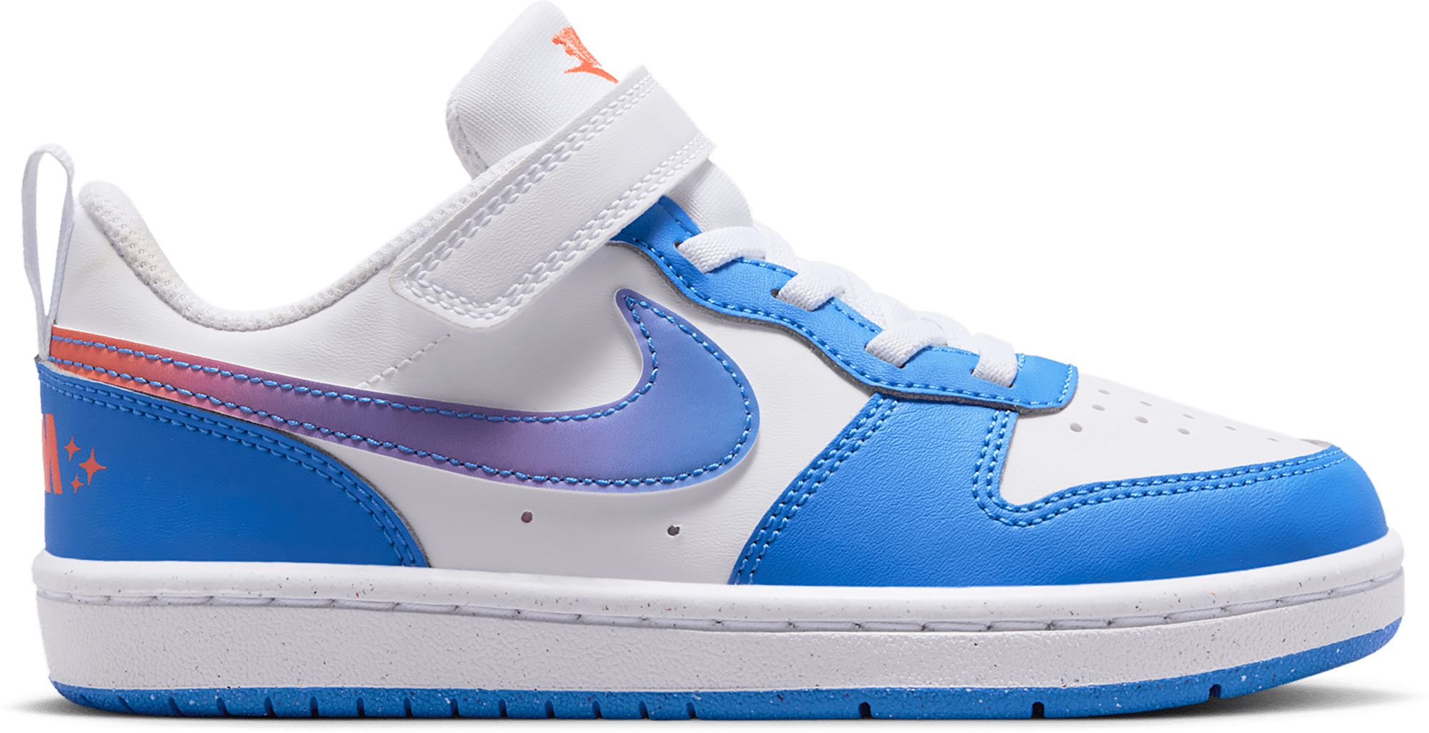 White/Blue/Purple/Orange
