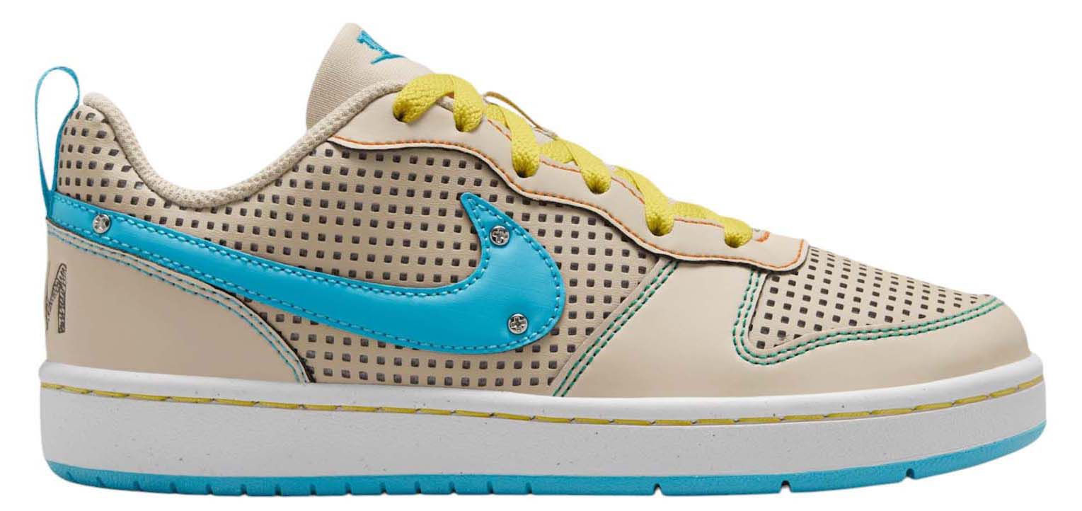 Nike Kids' Grade School Court Borough Low Recraft Shoes - White