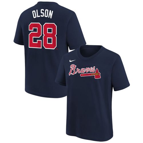 Nike Youth Atlanta Braves Ronald Acuña #13 Navy T-Shirt