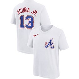 Youth Nike Ronald Acuna Jr. White Atlanta Braves 2022 Gold Program Replica  Player Jersey