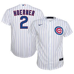 Nike Youth Chicago Cubs Nico Hoerner #2 White Home Cool Base Jersey