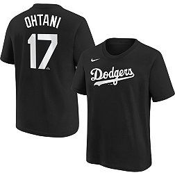 Nike Youth Los Angeles Dodgers Shohei Ohtani #17 Black T-Shirt