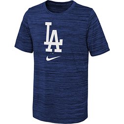 Nike Youth Los Angeles Dodgers Blue Logo Velocity T-Shirt