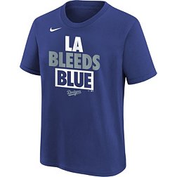 Nike Youth Los Angeles Dodgers Blue Team Engineered T-Shirt