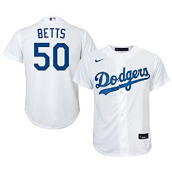 Nike Youth Los Angeles Dodgers Mookie Betts #50 White Home Cool Base Jersey