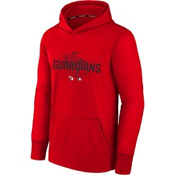 Nike Youth Cleveland Guardians Red Pregame Hoodie