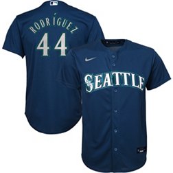 Outerstuff Ken Griffey Jr. Seattle Mariners White Youth Cool Base Home Jersey