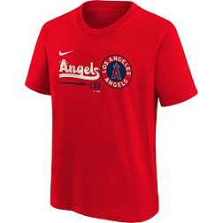  MLB Los Angeles Angels Cooperstown Collection Two Button Dri  Fit Jersey T-Shirt [S] Blue : Sports & Outdoors