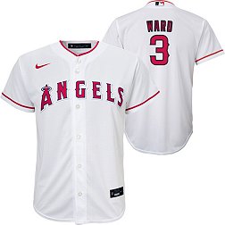 Nike Youth Los Angeles Angels Taylor Ward #3 White Cool Base Home Jersey