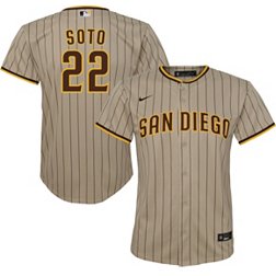 Nike Youth San Diego Padres Juan Soto #22 Tan Alternate Cool Base Jersey