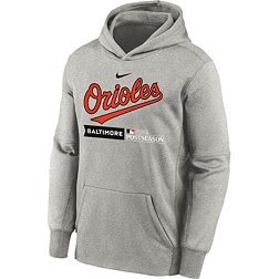 Nike Youth 2023 Postseason Baltimore Orioles Authentic Collection Pullover Hoodie