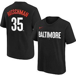 Men's Baltimore Orioles #35 Adley Rutschman Balck City Connect Stitched  Jersey