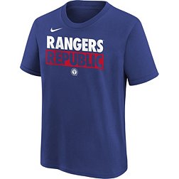 Nike Youth Texas Rangers Blue Team Engineered T-Shirt