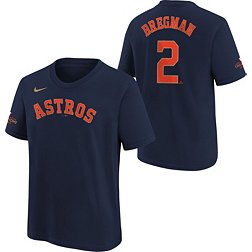 Nike Youth Houston Astros 2023 Gold Program Alex Bregman #2 Navy T-Shirt