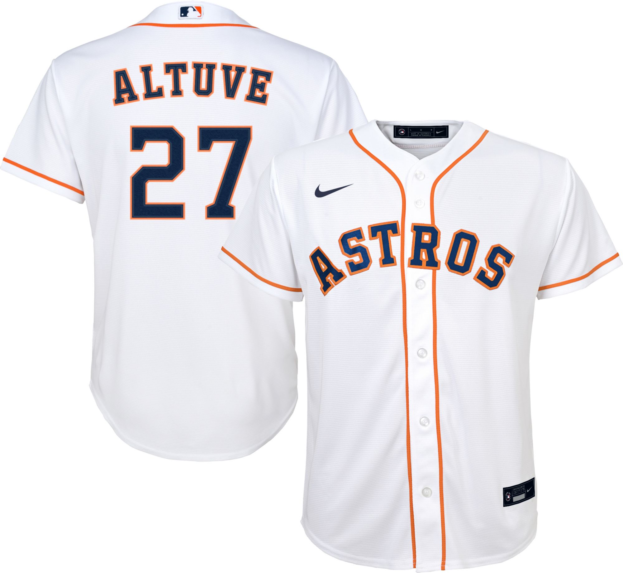 Women’s Craig Biggio Houston Astros Orange 2020 Alternate Replica Jersey