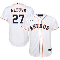 Nike Youth Houston Astros José Altuve #27 White Home Cool Base Jersey