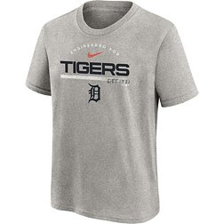 Dick's Sporting Goods New Era Youth Girls' Detroit Tigers Blue Tie Dye  V-Neck T-Shirt