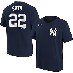 Nike Youth New York Yankees Juan Soto #22 Navy T-Shirt