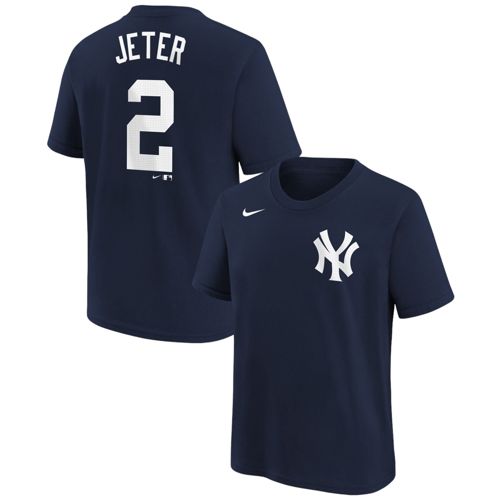 Nike Youth New York Yankees Derek Jeter #2 White Home Cool