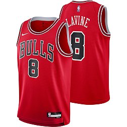 Jordan Men's Chicago Bulls Zach LaVine #8 Statement Black T-Shirt
