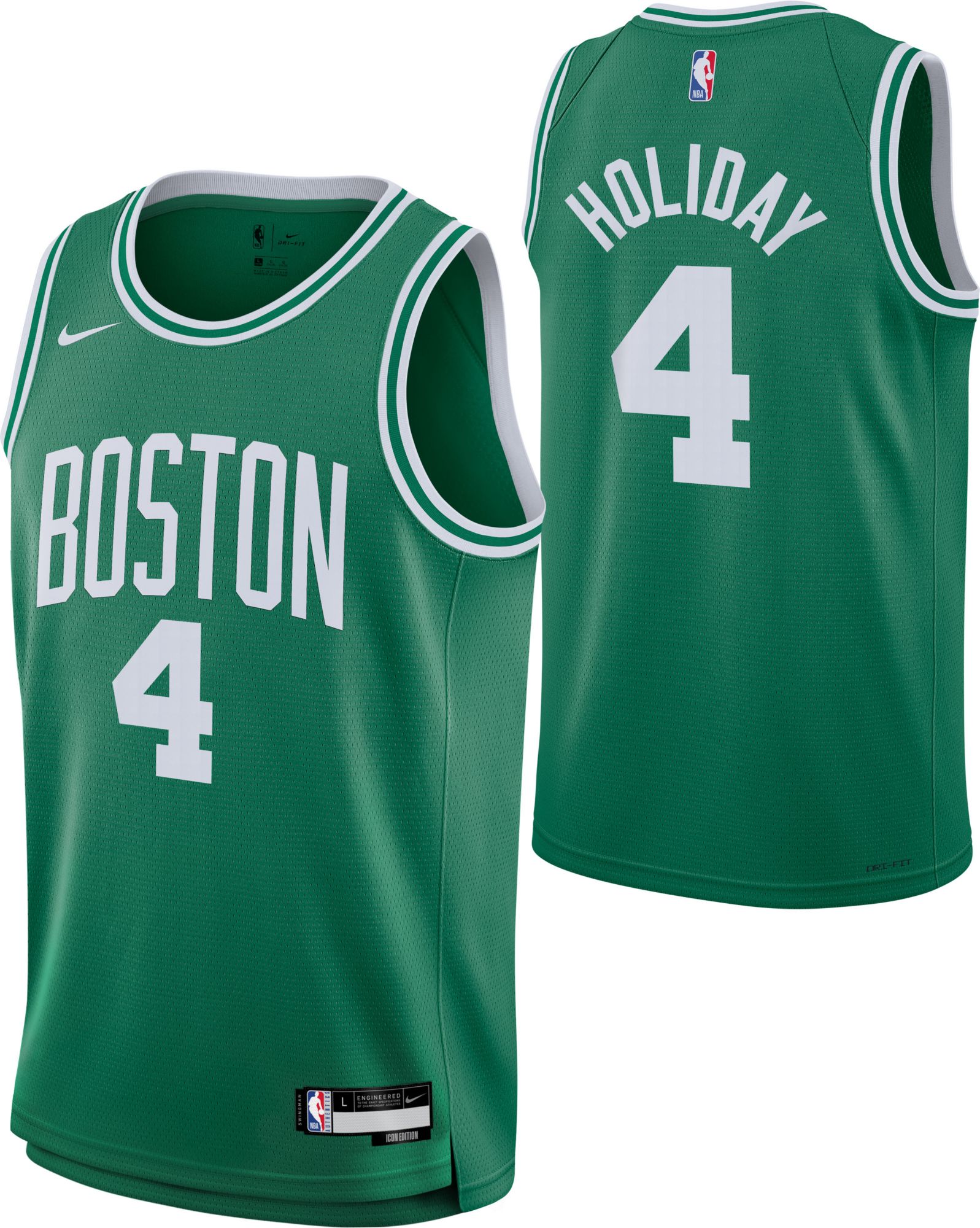 Nike Youth Green Boston Celtics Jrue Holiday #4 Swingman Icon Jersey